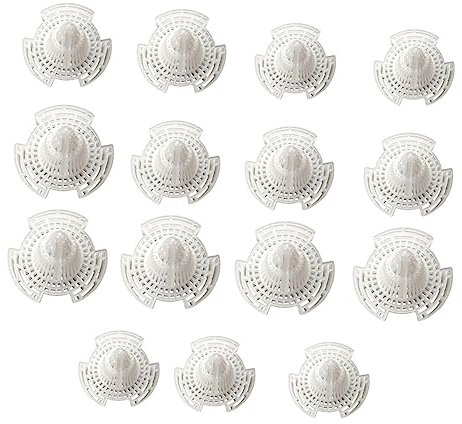 BESPORTBLE 15 Piezas Junta de Filtro de Maceta Plantas de plastico Juntas de Olla colador macetas para Plantas Filtro de Estera de Fondo de Olla Almohadillas para Conos de bonsái Permeable