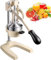 Spremiagrumi Manuale Commerciale, Spremifrutta Per Carichi Pesanti, Filtro In Acciaio Inossidabile + Corpo In Ghisa, Con Spazzola E Misurino Da 500 Ml Per Anguria, Pomodoro, Arancia, Mela