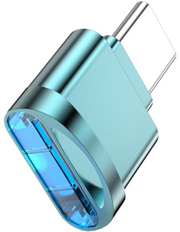 USB C Micro SD Card Reader, USB Type C to Micro SD SDHC SDXC OTG Memory Reader, Type C TF Memory Card Reader Compatible for iPhone 15/15 Plus/15 Pro/15 Pro Max, Galaxy S24 S23, iPad Pro, Mac, MacBook