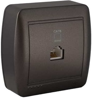 solera Telefonbuchse und ADSL-Wandbild, Graphit RJ45, Marke EAN: 8423220263413