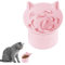 Silicone Elevated Slow Feeder Cat Bowl- Angle Adjustable Raised Cat Slow Feeder Bowl, Computer Slow Feeder Bowl for Wet and Dry food for Dog & Cat (Pink)
