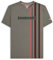 Lambretta Mens Stripe T-Shirt Granite XXL