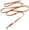 Wisedog 3m Orange doppelendige gummierte Hundeleine Leichtgewichtige Hands Free Leine für Hund rutschfeste Hands Free Hundeleine Fit für Spaziergänge Laufen Camping