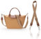 DOMAT Crossbody Tote Bag für Frauen Männer, Große Kapazität Top-Griff Tasche, Nylon Reisetasche mit Zwei-Wege-Verschluss, Schulter Geldbörse mit verstellbarem Riemen (Düne (Medium Size))