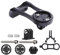 Iuhtrb Bicycles Computer Mount Stand Extension Mount Bracket Cycling Bikes Stem Extension Holder Front Bicycles Handle Mount