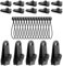15 Pezzi Clip per Telone e 15 Pezzi Corde Elastiche con Sfere, Corda Elastica per Teloni 15CM, Corda Elastica per Teloni, Tende, Striscioni, Campeggio, Bandiere