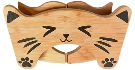 Générique Squat-Bank aus Holz – tragbare Größe 40,6 x 25,4 cm, natürlicher Assistenzstuhl, zusammenklappbare rutschfeste Basis | Toiletten-Kommode für schwangere Frauen