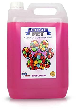 Fresh Pet Kennel/Cattery Disinfectant and Deodoriser - 5L (BUBBLEGUM)