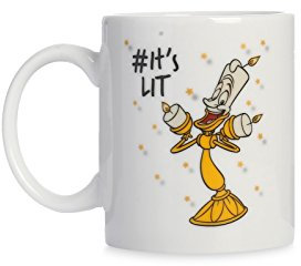 Primark Keramiktassen, Motiv: Die Schöne und das Biest | Lumiere | Chip | Disney | 2 Stück