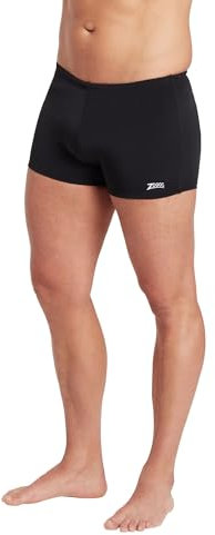 Zoggs Men's Cottesloe Hip Racer Swim Briefs, Black, 38