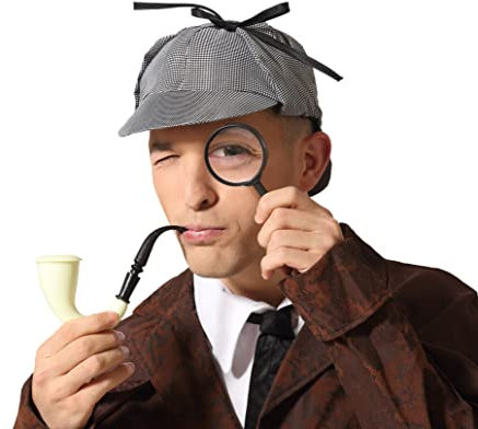 ATOSA set detective con sombrero, lupa y bigote