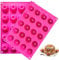 GIRAFEDA 2 Stück Mini Gugelhupfform Silikon Backform Gugelhupf mit Antihaftbeschichtung Silikonform Gugelhupf Kuchenform 29x19cm Kleiner Silikonbackform für Muffins Cupcakes Brownies Kuchen Pudding