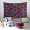 raajsee Sonne und Mond Wandteppich Tie Dye, Boho Wand Deko Wandtuch Mandala, Aesthetic Room Décor Tapisserie,Wandbehang Tapestry 52x60 inches