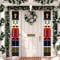 Festive Fix Nutcracker Christmas Banner Set - Pack of 2 Life-Size Nutcracker Door Banners, Waterproof & Fade-Resistant for Indoor & Outdoor Use, Ideal Christmas Door Decorations