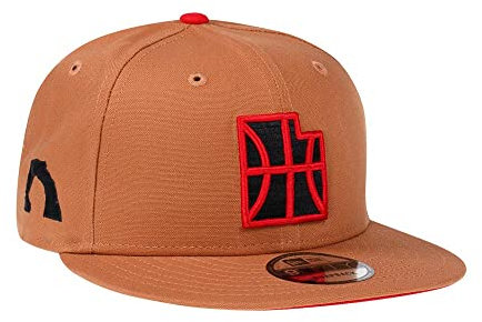 New Era Utah Jazz Tan Canvas Edition 9Fifty Snapback Cap