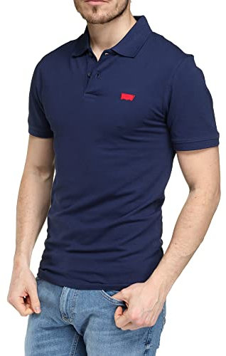 Levi's Slim Housemark Polo, Polo Uomo, Naval Academy, XXL