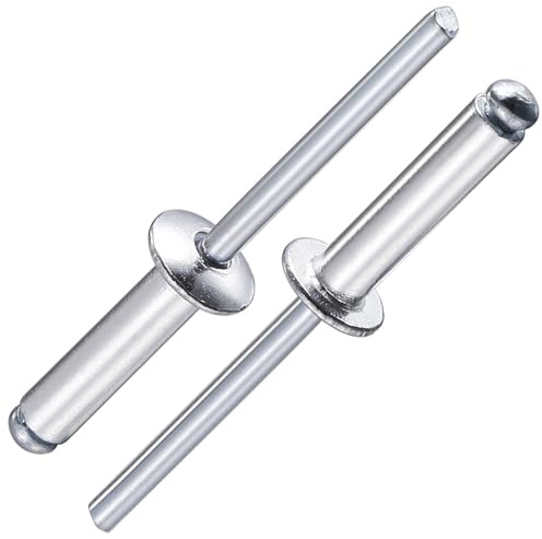 Wensilon (180Pcs) 3/16x3/4 Aluminum blind pro Rivets,Aluminum Grip and Steel Mandrel