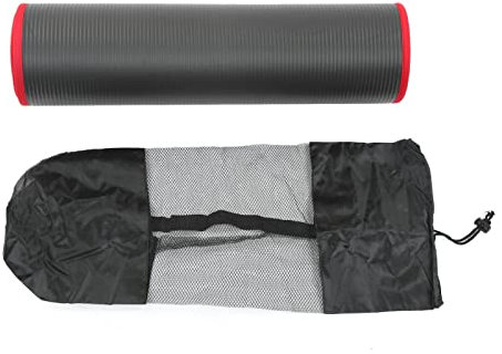 Yogamatte, Extra Dicke, Bequeme Barfuß-Trainingsmatte, Gummi-Trainingsmatte, Trainingsmatten und Heim-Fitness-Bodenbelag, Cardio-Matte für Gewichtheben, Seilspringen, MMA, Stretch