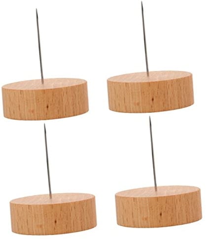 EXCEART 4 Stück Puppenständer Desktop-zubehör Figurenregal Puppenzubehör Modell Puppen DIY Zubehör Puppen Stehen Puppe Mit Ständer Häkelpuppen-Display-Basis Hölzern Spielzeug Kind Holz