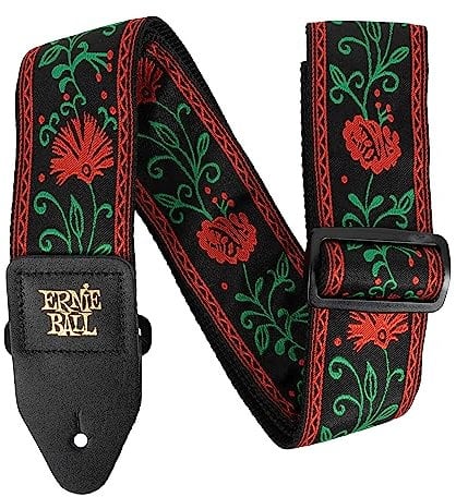 Ernie Ball Jacquard Guitar/Bass Strap - Western Rose
