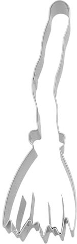Birkmann, Ausstechform Zauberbesen, 11,5 cm, Edelstahl, mit Innenprägung, hochwertige Qualität