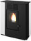 Dans - Poêle canalisée à granulés de 9.4 Kw Blanc