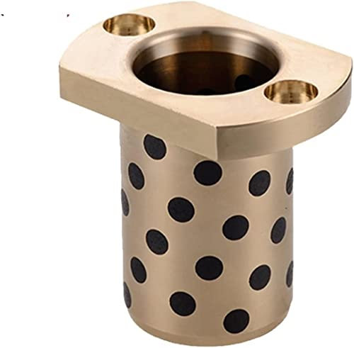 Gleitlager, ölfreie Buchsen, Innendurchmesser 6,8,10,12,13 mm, Messinghülsen, Flansch, zwei Löcher, Verbundbuchsenlager, 1 Stück Kupplung (Farbe: Mptnz, Größe: 12 x 18 x 15–36 x 5–1 Stück) (Color : M