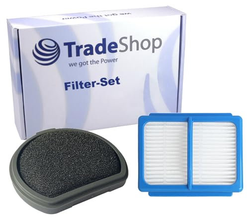 Trade-Shop Kit de filtres d'aspirateur (filtre HEPA + filtre pré-moteur) compatible avec Electrolux Pure Q9, F9, PQ91-40GG, PQ91-50MB, PQ91-ALRGY, PQ91-ANIMA