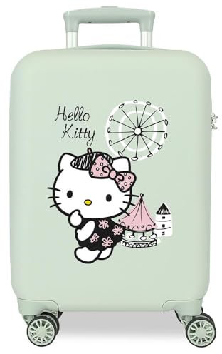 Hello Kitty Fair Valigia, Verde, Valigia