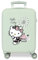 Hello Kitty Fair Maleta de Cabina Verde 33x50x20 cms Rígida ABS Cierre de combinación Lateral 28,4L 2 kgs 4 Ruedas Dobles Equipaje Mano