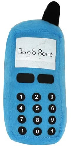 Quietschendes Plüsch-Hundespielzeug – gefülltes Handy-Kauspielzeug für Haustiere, Zahntraining, Spielzeug für Welpen, groß, weich, dekorativ