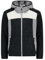 CMP - Giacca da bambina in pile Knit Tech con cappuccio fisso, Nero, 140