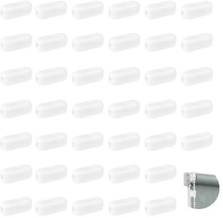 40 Pcs Roller Blind Chain Connectors, Plastic Chain Connectors Fittings, Blind Window Clips, Blind Safety Clips for Home, Office, and School