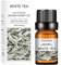 Huile Essentielle de Thé Blanc 2X10ML, Huile Essentielle Aromathérapie 100% Pure & Naturelle pour Diffuseur, Humidificateur, Huile de Thé Blanc Qualité, pour Massage, SPA, Bain, Sommeil