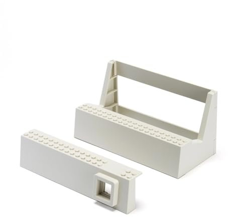 Mechanical Keyboard Display Stand, Custom Building Blocks Keyboard Holder(White)