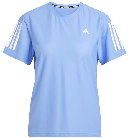 adidas Damen Own The Run Base Tee, Blue Fusion, XL