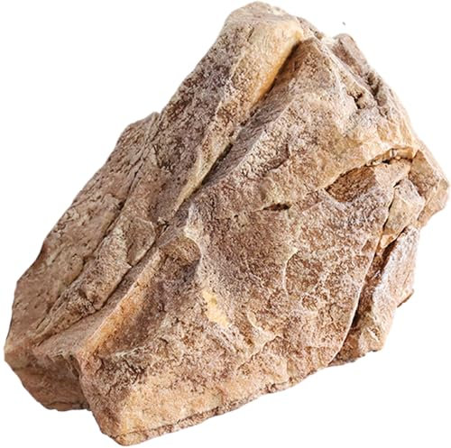 Fake Rocks, roches artificielles, rochers paysagistes réalistes, couverture de pompe décoration de paysage creuse couverture rocheuse artificielle pour décor de jardin de jardin / 13,8x10,6x8,7 pouce