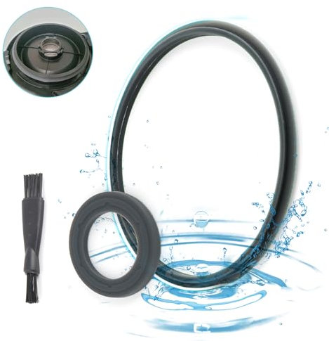 TGHongKy Junta de Silicona para Monsieur Cuisine Connect Junta Tapa Sella Bien para Monsieur Cuisine Connect Trend y Smart Junta de Tapa de Bol con Junta De Sellado De Cuchilla y Cepillo De Limpieza