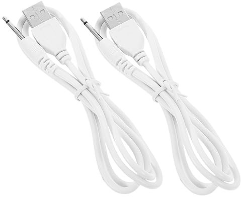 OSALADI Black Usb Power Cable 2.5mm Dc Charging Cable Replacement for Devices Usb Charger Cord