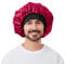 Satin Hair Bonnet for Men Shower Cap