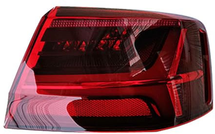 KPIRXO Auto Rückleuchten für Audi A6 S6 C7 2012 2013 2014 2015 2016 2017 2018, Rückleuchten Heckleuchte Set - Bremsleuchten Lenkung Rücklicht, Lower Bumper Rückleuchte Rückleuchten Montage