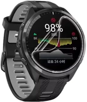 SRSRROP Pellicola Protettiva 5pcs per Garmin Forerunner 965 Smart Watch Trasparente TPU Pellicola Protettiva Schermo Touch Sensibile,qualità Premium HD Clear, Case-friendly, Auto Guarigione