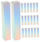 WRITWAA 30 Stück Boxen Lippenstift-Box Verpackungskoffer Verpackung von Lippenstiftschachteln geschenkverpackung alufolie Lippenstift-Verpackungsboxen Geschenkbox Aluminiumfolie Silver