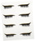 FOYTOKI Lot De 4 Paires De Faux Cils Sur Eye-Liner Bleu Colle Imperméable Pour Faux Cils Aspect Naturel Adhésif Cils Duveteux Application De Ruban Adhésif Eye-Liner Ligne De