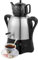 STDZQCWY Théière Turque Électrique, Théière en Acier Inoxydable 3 L, Théière en Céramique 1 L, Samovar Électrique, avec Fonction De Maintien Au Chaud, Bouilloire, pour Café, Thé Parfumé, Thé Turc