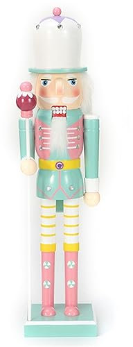 SELVFZ Haushalt Weihnachten Holz Süßigkeiten Nussknacker Soldier Ornament 25 cm Kreatives Holzhandwerk Für Heimkinder Kinder Geburtstag Holiday