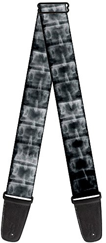 Buckle-Down Guitar Strap - Spinal X-Ray Black/White - 2 Wide - 29-54 Length