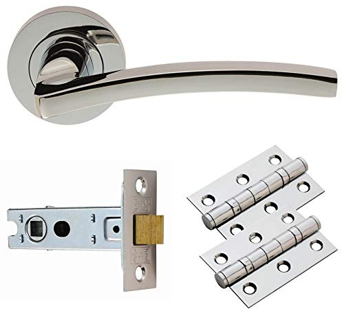 Carlisle Brass GK009CP/INTB Handles, Hinges & Latch Pack, Polished Chrome