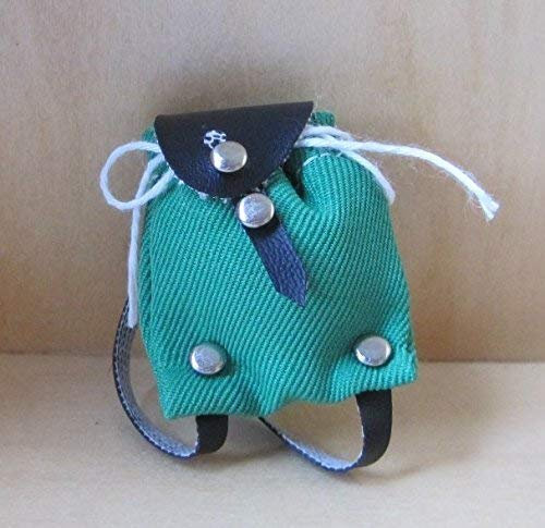 Unbekannt Mini Rucksack versch. Farben Puppenhaus Dekoration Miniaturen 1:12 (Gruen)