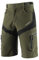 BERGRISAR MTB Hose Herren Kurz Fahrradhose Radlerhose Loose-fit mit 6 Tachen, Atmungsaktiv & Wasserabweisend 1806BG - Grün - Groß